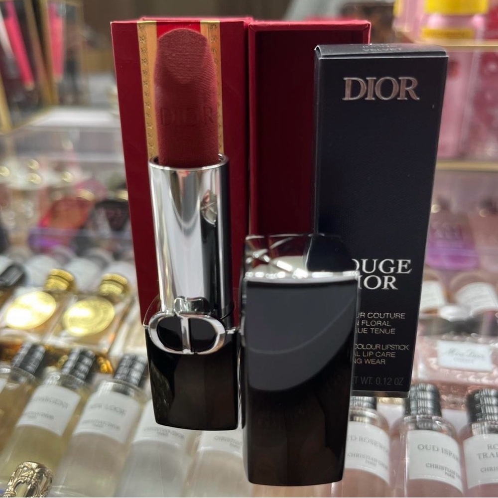 Dior Rouge Lipstick - Deep Burgundy